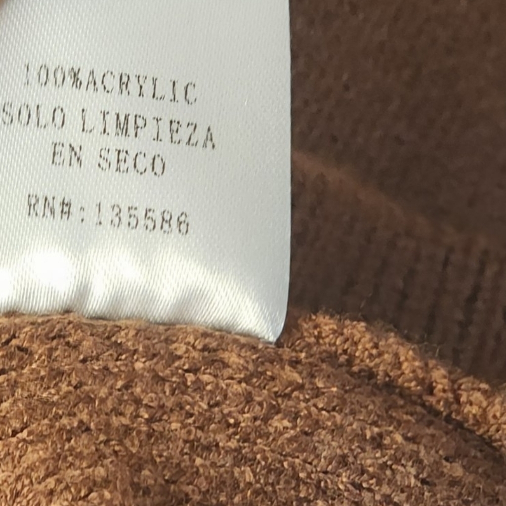 NWT Main Strip Saddle Up Horse Knit Sweater Brown Western Large - Picture 8 of 8